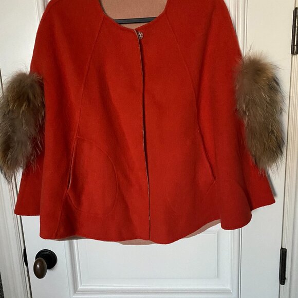 VINTAGE Women's CAPE COAT - Picture 2 of 8